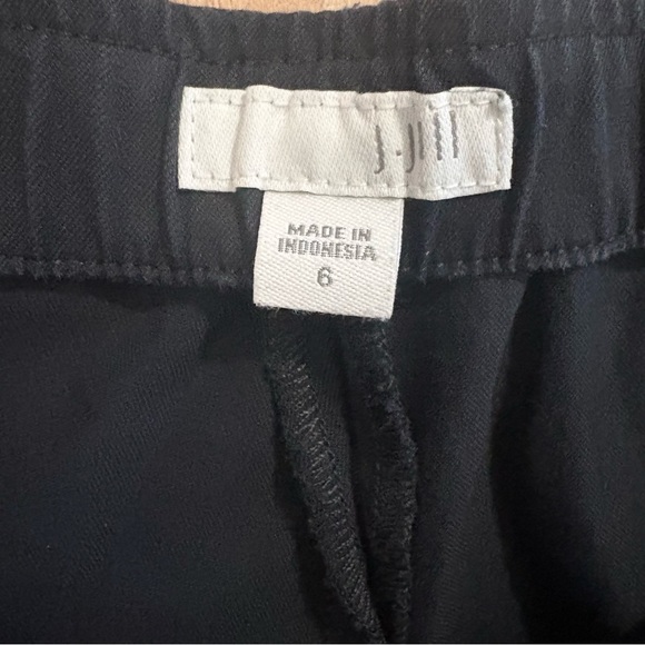J Jill Women’s Pants Black Size 6 Elastic Waist Mid Rise Soft Comfortable‎ - Picture 4 of 8
